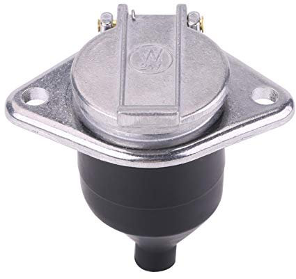 Prise de remorque à 7 broches matériel métallique prise de remorque essentielle connecteur de prise de remorque pour remorque pour véhicule commercial 24 V , Autres instruments