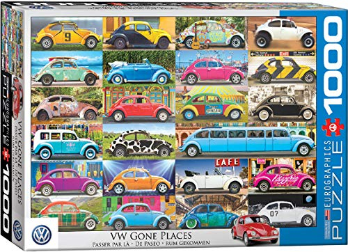 empireposter Volkswagen Käfer - weitgereist - 1000 Teile Puzzle Format 68x48 cm