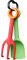 Fiskars Kinder-Blumenkelle und Kinder-Pflanzgabel, 2-in-1-Set, Länge: 24 cm, Glasfaserverstärkter Kunststoff, Grün/Orange und Rot/Orange, MyFirst Fiskars, 1062471