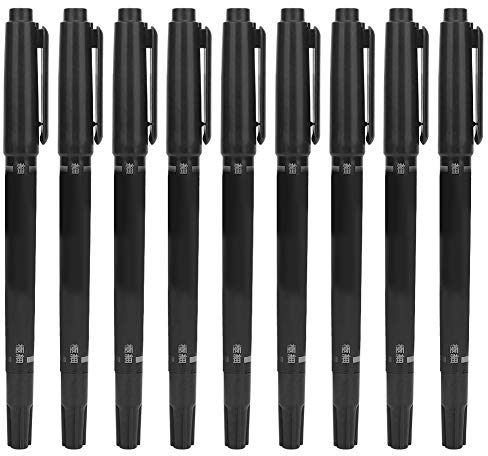 Tattoo Stifte für die Haut Vorzeichnen 10 Stücke, Tattoo Pen Kosmetiktinte auf Wasserbasis Tattoo Markierstift Dual Haut Marker Stift Haut Marker Stift Schwarz Doppelseitige Haut Marker Tattoo