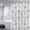 NCOALE Duschvorhang, 180x200cm Anti-Schimmel Wasserdichter Eva Waschbar Anti-Bakteriell Stoff Polyester Badewanne Vorhang mit 10 Duschvorhängeringen, für Haus Hotel Badezimmer