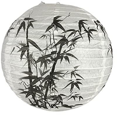 Durable ProcessedLanterne en papier abat-jour 30cm décoration lumineuse de Style oriental chinois,