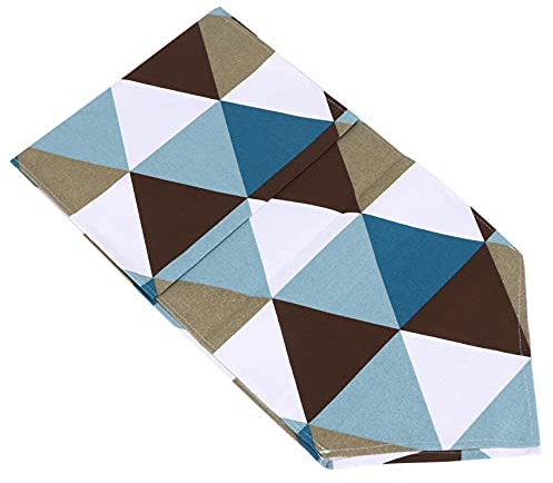 Wresetly Moderne Geometrische Dreieck- Tischläufer - Polyester-Gewebe Tischplatte Dekoration Wohnkultur