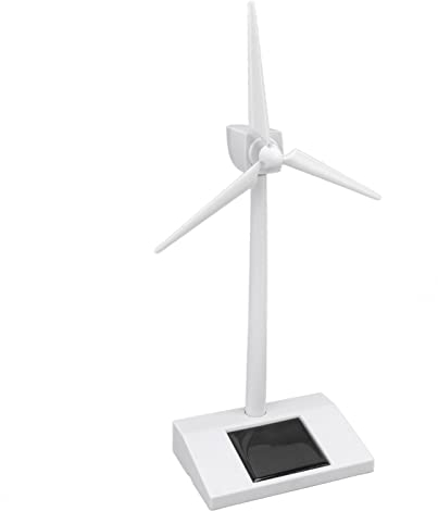 VBESTLIFE Mini-Solar-Windmühlen-Spielzeug, Pädagogisches Wissenschafts-Lehrpult-Windmühlen-Modell für Bildung, Heimdekoration, DIY