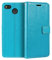 PU Leder Handyhülle Kompatibel mit Fairphone 3, Klapphülle mit Kartenfächern, Magnetverschluss und Rundumschutz mit Standfunktion (Hellblau)
