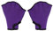 PATIKIL Webbed Schwimm Handschuhe Unisex Schwimmen Widerstand Handschuhe Wasser Widerstand Training Zubehör für Schwimmen und Tauchen M Lila