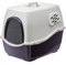 Ferplast Cat Litter Tray with Lid MAXI BILL, Large Cat Litter Box, Hooded Cat Litter Box, with 2 Anti-Odour Filters, 57 x 45 x h 48 cm, Darkened Door and Handle