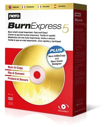 Nero Burn Express 5 - Brennen | Kopieren | Rippen | Konvertieren | Sichern | Schützen