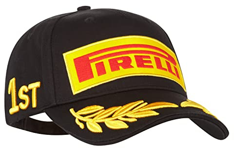 F1 Pirelli Motorsport Special Edition Brasilien - Autódromo José Carlos Pace Grand Prix Podium 1. Platz Baseballmütze Schwarz/Gold - Offizielles Merchandise
