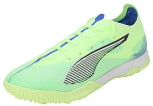 PUMA Unisex Ultra 5 Match TT Soccer Shoe, Fizzy Apple White-BLUEMAZING, 6 UK