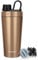 TOOFEEL Insulated Protein Shaker Bottle - 20 oz Stainless Steel Shaker Cups for Protein Shakes, Stays Cold/Hot, Double Walled Vacuum Metal Protein Shaker, BPA Free Leakproof Gym Shaker Bottle
