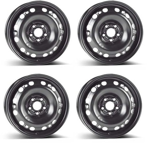 4x Alcar Stahlfelgen 4-8000 6.0Jx15 ET43 5x100 kompatibel mit Skoda Fabia Praktik Roomster