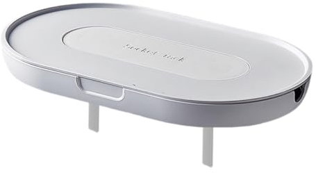 HOMOCONO Wandsteckdosenhalter Kunststoff Abnehmbare Ablage Ohne Bohren Für Wohnzimmer Schlafzimmer Schwebendes Steckdosenregal Mit Staubschutz Und Kabelmanagement Für Kleine Gegenstände