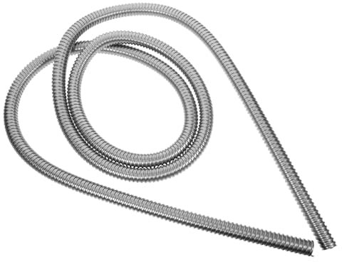 MOLUCKFU Kabelschutzrohr aus Edelstahl Flexibler Abriebfester Metallschlauch für Kabel und Draht Geeignet für Büro und Computer