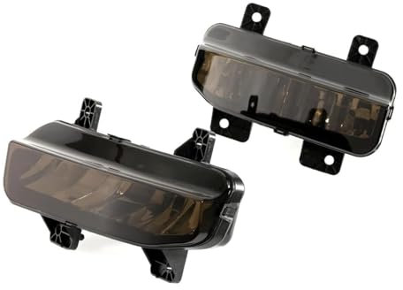 Auto LED Nebelscheinwerfer für Dodge Ram 1500 2500 3500 2019 2020 2021, ABS DRL Tagfahrlicht Front Stoßstange Fahren Nebelleuchten Reflektoren Blinker,1pc Left-A