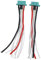 equlup MPX-Stecker, männlich und weiblich, 9+2 Stecker, MPX-Stecker, Gummi-Kunststoff-Kupfer-Kabel-Adapter für RC-Starrflügelflugzeug-Drohnen