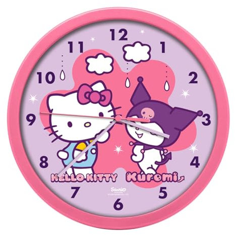 Kids Licensing - Reloj de Pared Hello Kitty & Friends para Niñas
