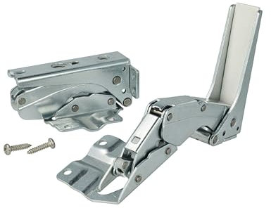 vhbw 2X Türscharnier kompatibel mit Junker JC87BA30C/04, JC87BA30C/05 Kühlschrank - Reparatur-Set