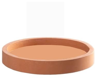 AMOKFWJC Pflanzschale Runde Pflanzenabtropfschale im modernen Stil, Blumentopfuntersetzer aus Kunstharz for den Wohnzimmerbalkon(XL)