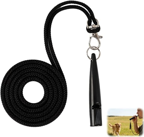 leruiyezs Hundepfeife,Hundepfeifen Lautlos - Professionelle Trainingspfeife für Hunde - Effektiver Rückruf, Bellen-Kontrolle, Mit Pfeifenband, Für Alle Hunderassen, Ideale Erziehungshilfe