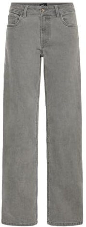 OXMO OXHelle Damen Jeanshose Straight-Fit-Jeans Hose