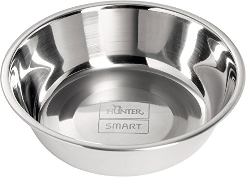 HUNTER Stainless Steel Replacement Bowl for Melamine Bowl, Drinking Bowl, Feeding Bowl for Dogs and Cats, 1400 ml, Silver