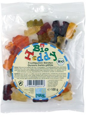 Fruchtgummi - Bärchen Teddy Bio