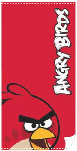 Angry Birds - Serviette de bain Rouge - 140 cm