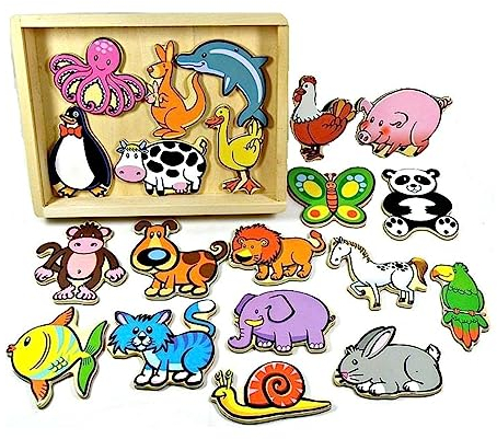 Viga Toys - Magnete - Tiere