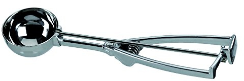 Cuillère portionneuse professionnelle à pince type CR. Cuillère à glace ronde. Diamètre 80 mm.