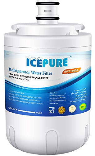 Icepure RFC1600A Refrigerator Water Filter Compatible with Maytag UKF7003