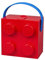 LEGO Lunch Box with Handle Red - Portable Lunch Box for Kids & Adults, Food Storage Container with Lid, Dishwasher Safe, 2.1L, lunch bag, snack box