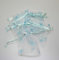 wertheim-deko 12 Organzabeutel Organzasäckchen hellblau Fläschchen 7,5 x 10 cm