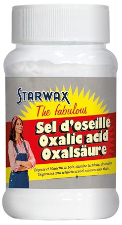 Starwax Fabulous Sauerampfersalz – 2 x 400 g – ideal zum Bleichen von Holz und zur Entfernung von Rostflecken