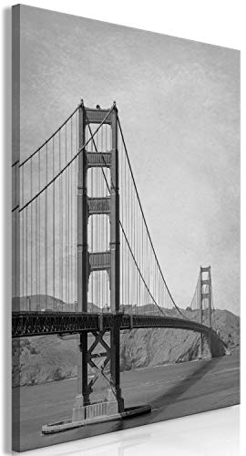 murando - Leinwandbild Gate Bridge Brücke, 80x120 cm, 1-teilig, Wohnzimmer