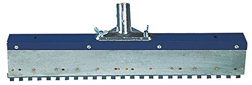 Karl Dahm Stehrakel 50 cm inkl. Zahnleiste I Abziehrakel aus hochwertigem Aluminium I Robuste Steh-Rakel ohne Teleskopstiel I Leichtes Nivellieren mit professionellem Estrich-Werkzeug – 10165