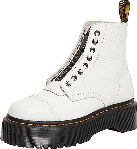 DR MARTENS Jungle Boot Sneaker, White Milled Nappa, 37 EU