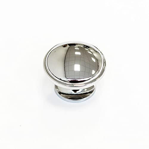 35mm Polished Chrome Knob for Kitchen Cabinets, Drawers, Furniture and Bedrooms