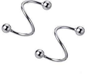 Cinlan S925 Sterling Silver Minimalist Earrings Cartilage Ear Piercing Wrap Earring Studs For Women Girls silver