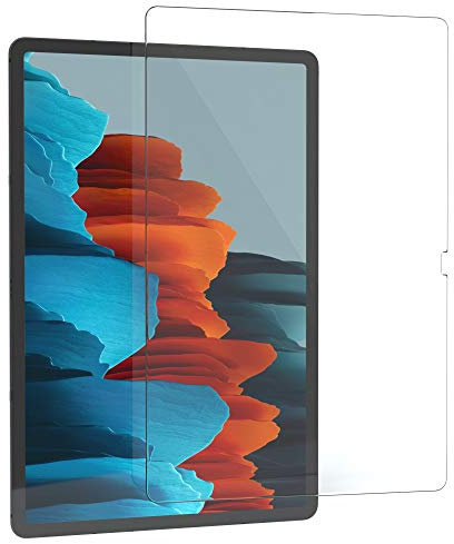 EAZY CASE - Displayschutzfolie kompatibel mit Samsung Galaxy Tab S7 Plus (5G) Displayschutz Glas Glasfolie 9H Härte 0,3mm dünne Tabletschutzfolie Tablet Schutzglas Folie Transparent Ultra Klar