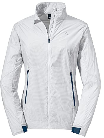 Schöffel Damen Jacket Bygstad L, winddichte Wanderjacke, Windbreaker mit kühlenden Graphene Fasern