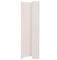PVC Sichtschutzmatte Standard Sichtschutz Garten Balkon Terrasse Zaun Doppelseitig Sichtschutzzaun Balkonverkleidung Zaunblende, 110x500 cm Weiß