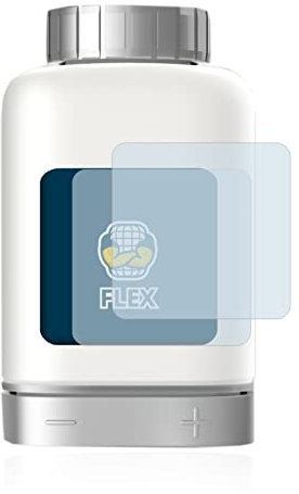 brotect Protection Intégrale 3D Incurvé pour Bosch Smart Home (thermostat de radiateur II) (2 Pièces) - Couverture Complète, Protection Écran