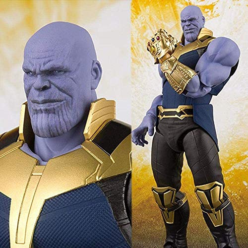 Eamily Anime Actionfigur Thanos Sammelmodell Statue Spielzeug PVC Figuren Desktop Ornamente