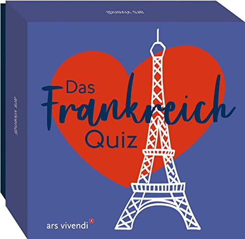 Das Frankreich-Quiz: Box mit 66 Spielkarten und Anleitung