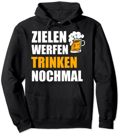 Beerpong König Bierpong Zielen Werfen Nochmal Bierpong Pullover Hoodie