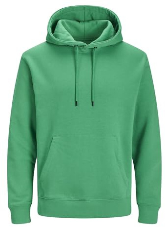 JACK & JONES Men's Jjestar Basic Sweat Hood Noos Sweatshirt, Green Bee, S