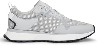 BOSS Mens Jonah Runner Style Trainer Open White 121 7 UK