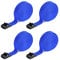 Kshineni 4 Pcs Ratchet Tensioning Belts, 6m x 25mm Heavy Duty Lashing Straps with Buckle for Trucks, Cargo, Motorcycle, Trailer, Luggage (Blue)