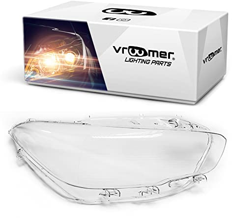 VROOMER Scheinwerferglas kompatibel mit BMW 1er F20 F21 vor dem Facelift 2011-2015 Lichtscheibe Scheinwerfergläser Frontscheinwerfer Streuscheibe rechts